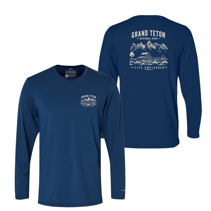 GRAND TETON NATIONAL PARK Performance Long Sleeve with UPF 50+