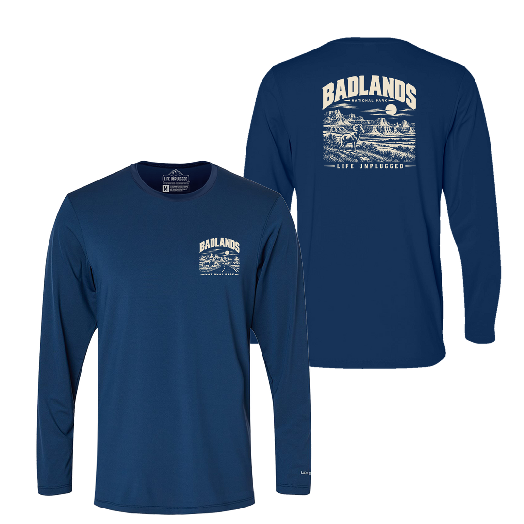 BADLANDS NATIONAL PARK Performance Long Sleeve with UPF 50+