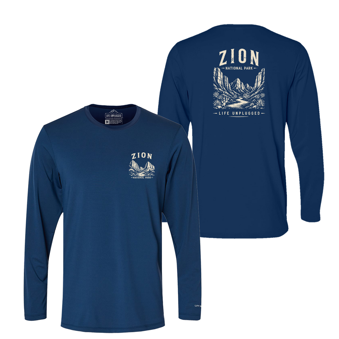 ZION NATIONAL PARK Performance Long Sleeve with UPF 50+