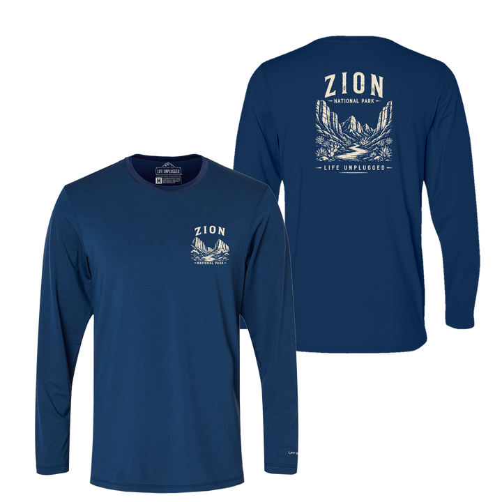 ZION NATIONAL PARK Performance Long Sleeve with UPF 50+