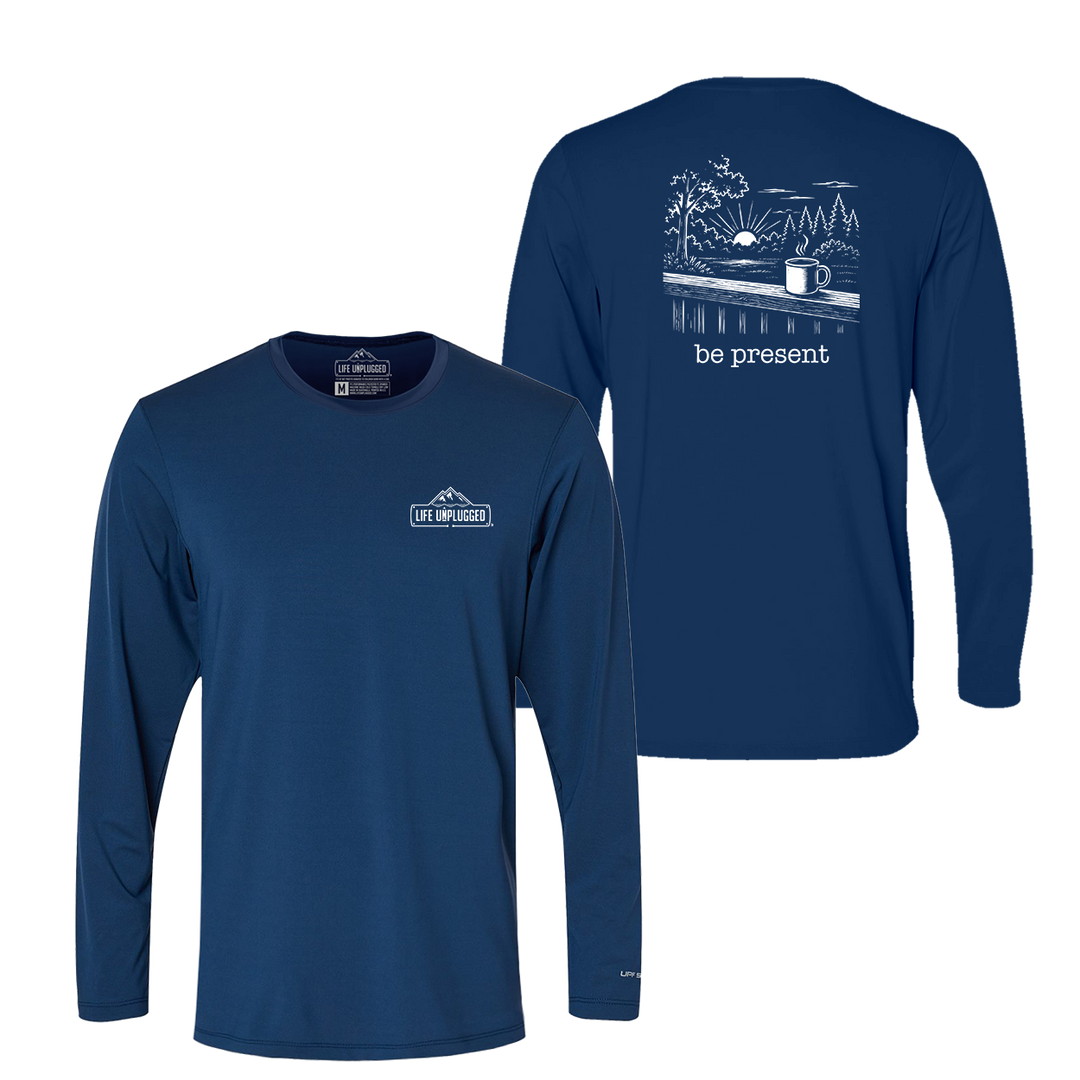 BACK PORCH COFFEE Performance Long Sleeve with UPF 50+