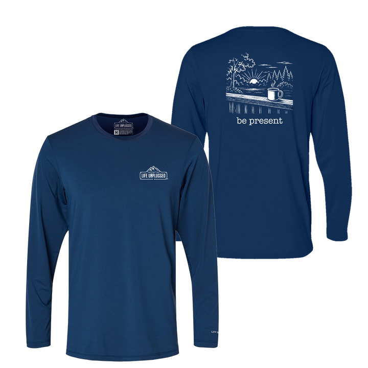 BACK PORCH COFFEE Performance Long Sleeve with UPF 50+