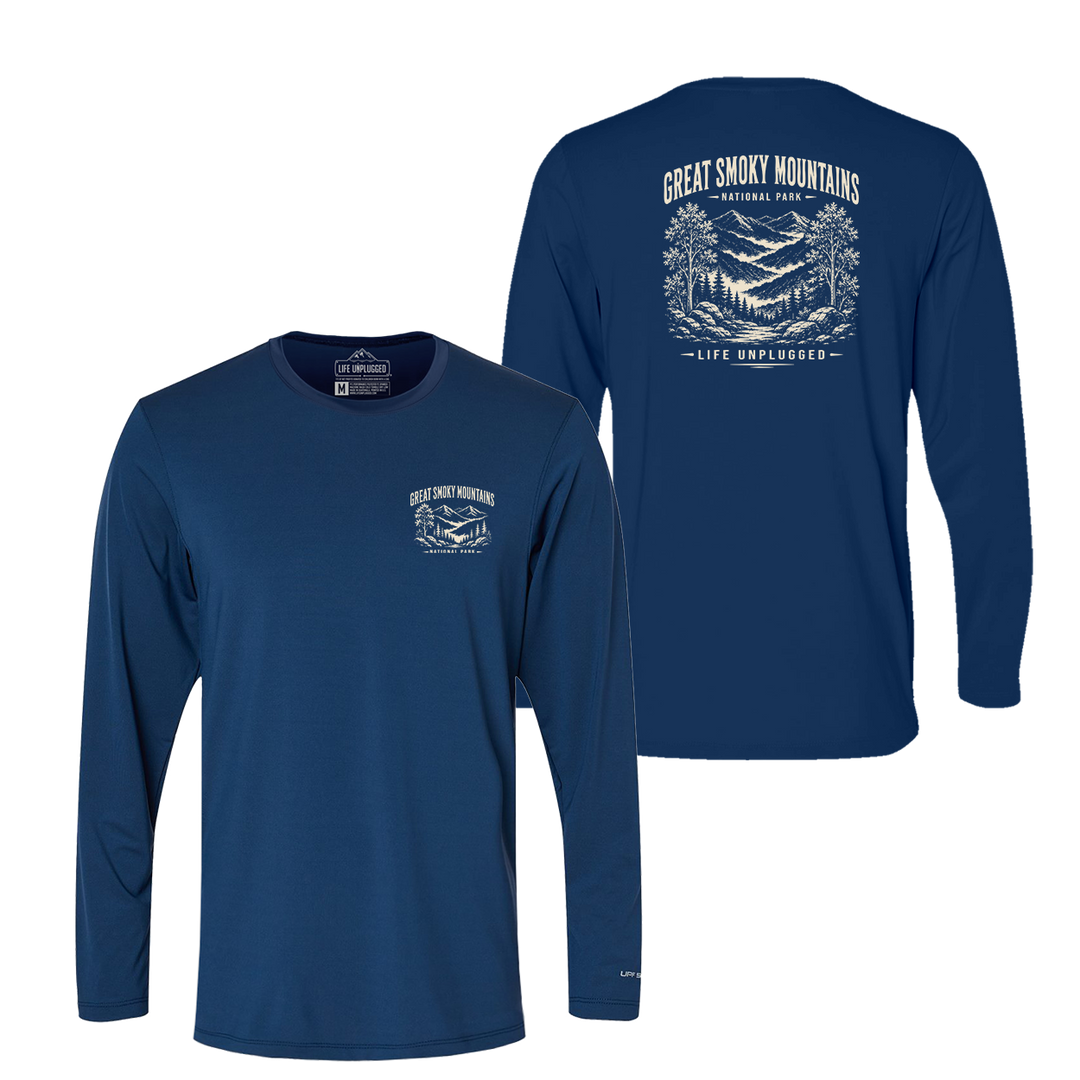 GREAT SMOKY MOUNTAINS NATIONAL PARK Performance Long Sleeve with UPF 50+