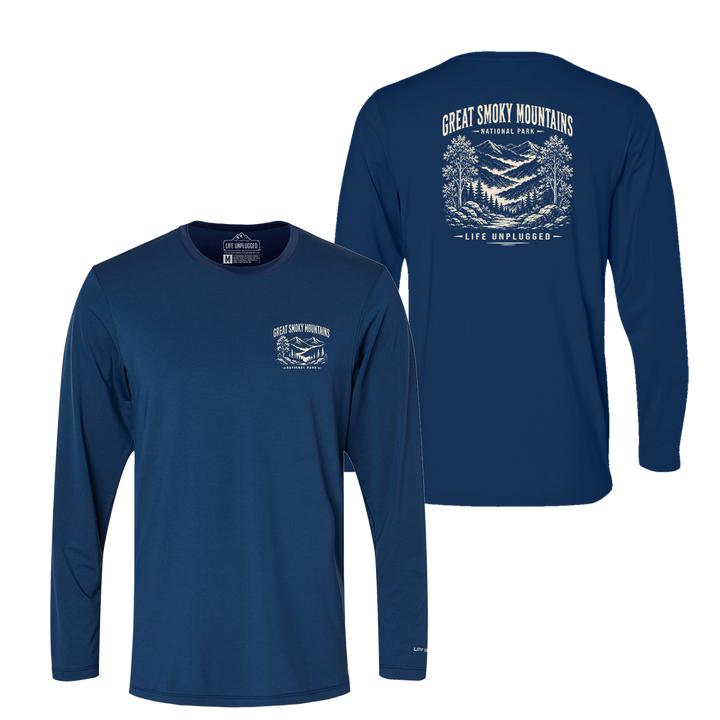 GREAT SMOKY MOUNTAINS NATIONAL PARK Performance Long Sleeve with UPF 50+