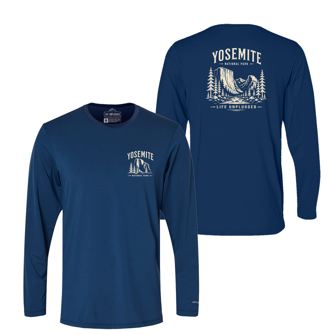 YOSEMITE NATIONAL PARK Performance Long Sleeve with UPF 50+