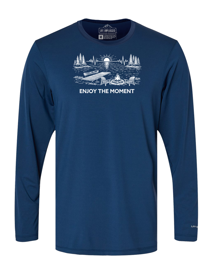 ENJOY THE MOMENT (LAKE SCENE) Performance Long Sleeve with UPF 50+