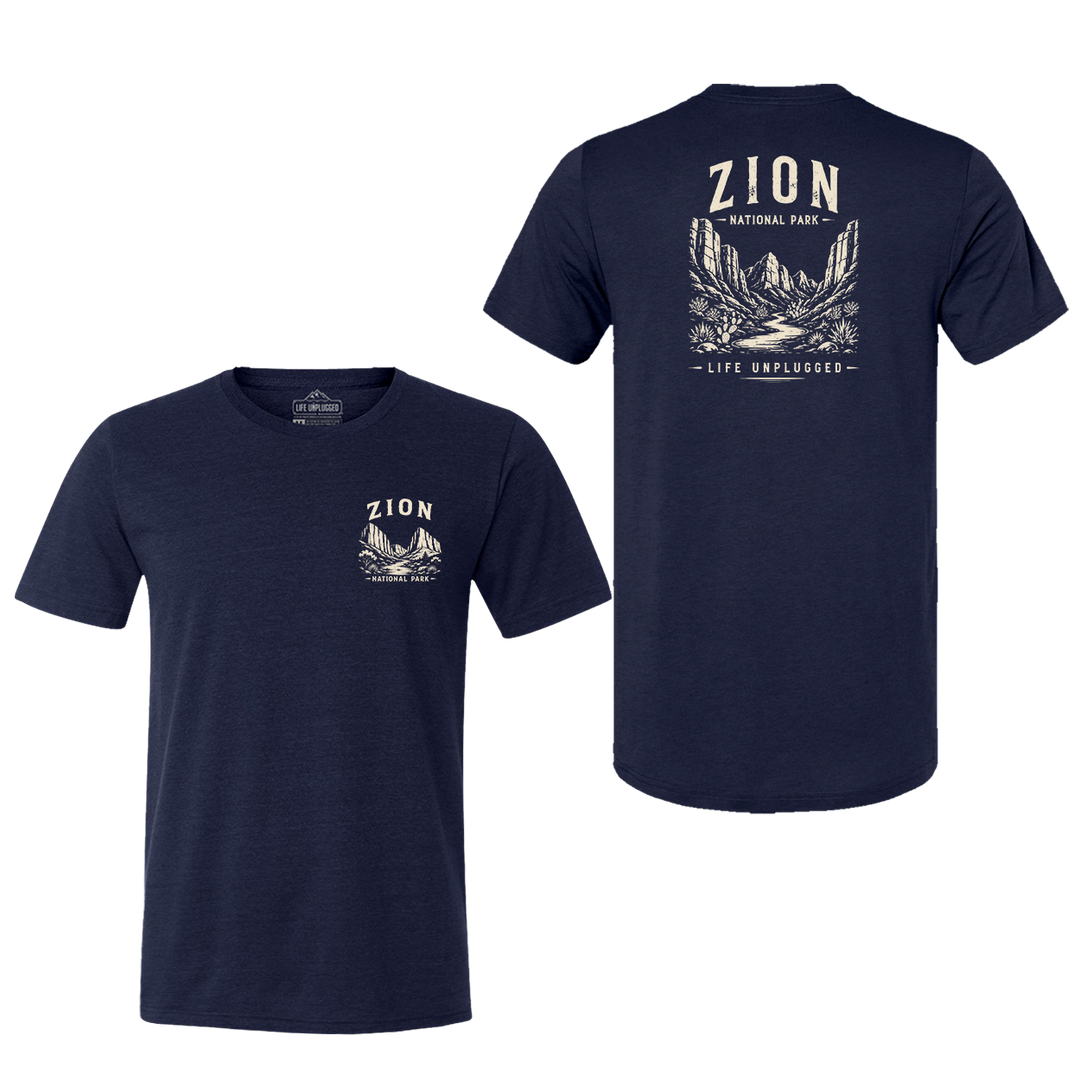 ZION NATIONAL PARK Triblend T-Shirt