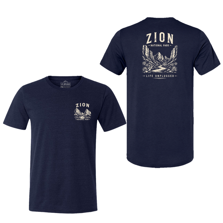 ZION NATIONAL PARK Triblend T-Shirt