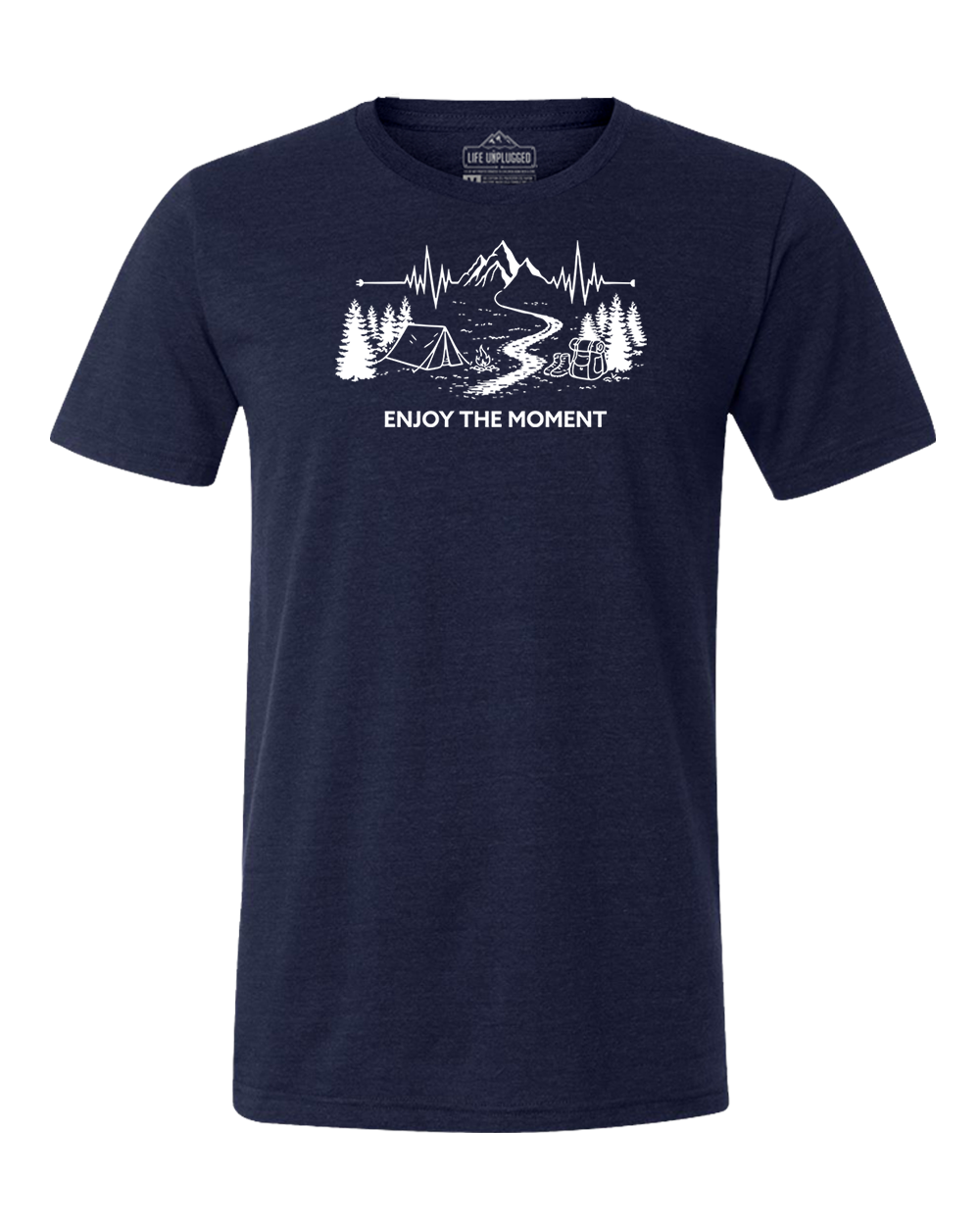 ENJOY THE MOMENT (MOUNTAIN SCENE) Triblend T-Shirt