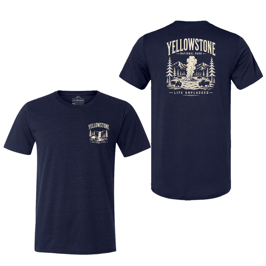 YELLOWSTONE NATIONAL PARK Triblend T-Shirt