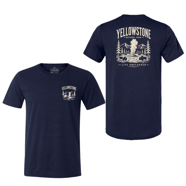 YELLOWSTONE NATIONAL PARK Triblend T-Shirt