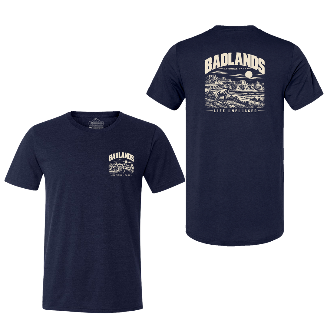 BADLANDS NATIONAL PARK Triblend T-Shirt