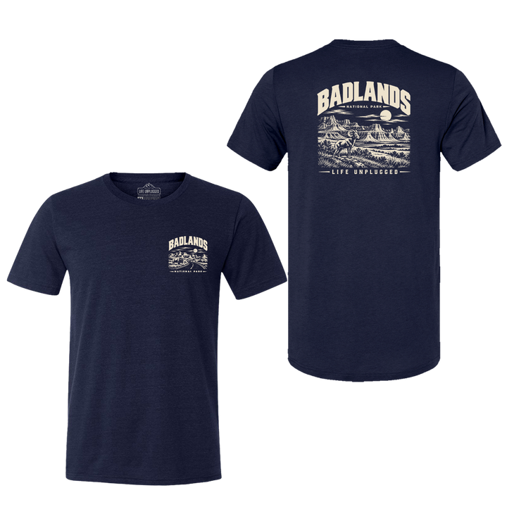 BADLANDS NATIONAL PARK Triblend T-Shirt