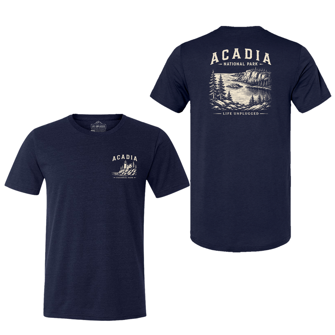 ACADIA NATIONAL PARK Triblend T-Shirt