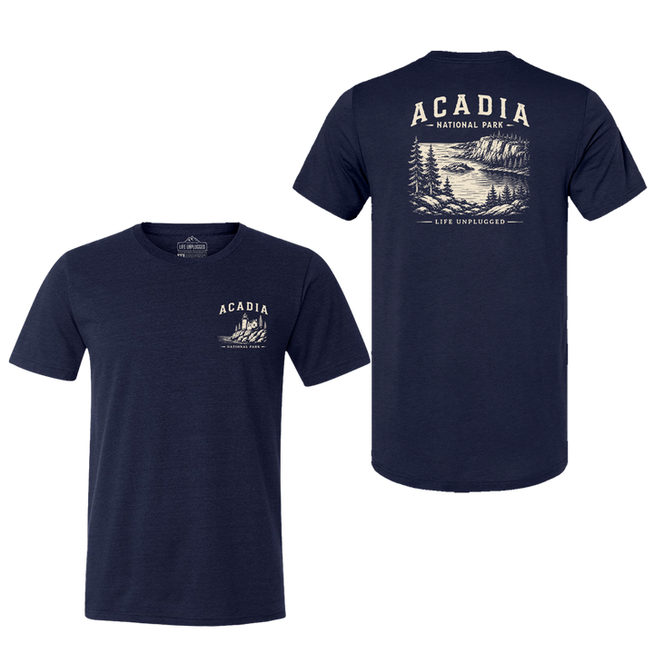 ACADIA NATIONAL PARK Triblend T-Shirt