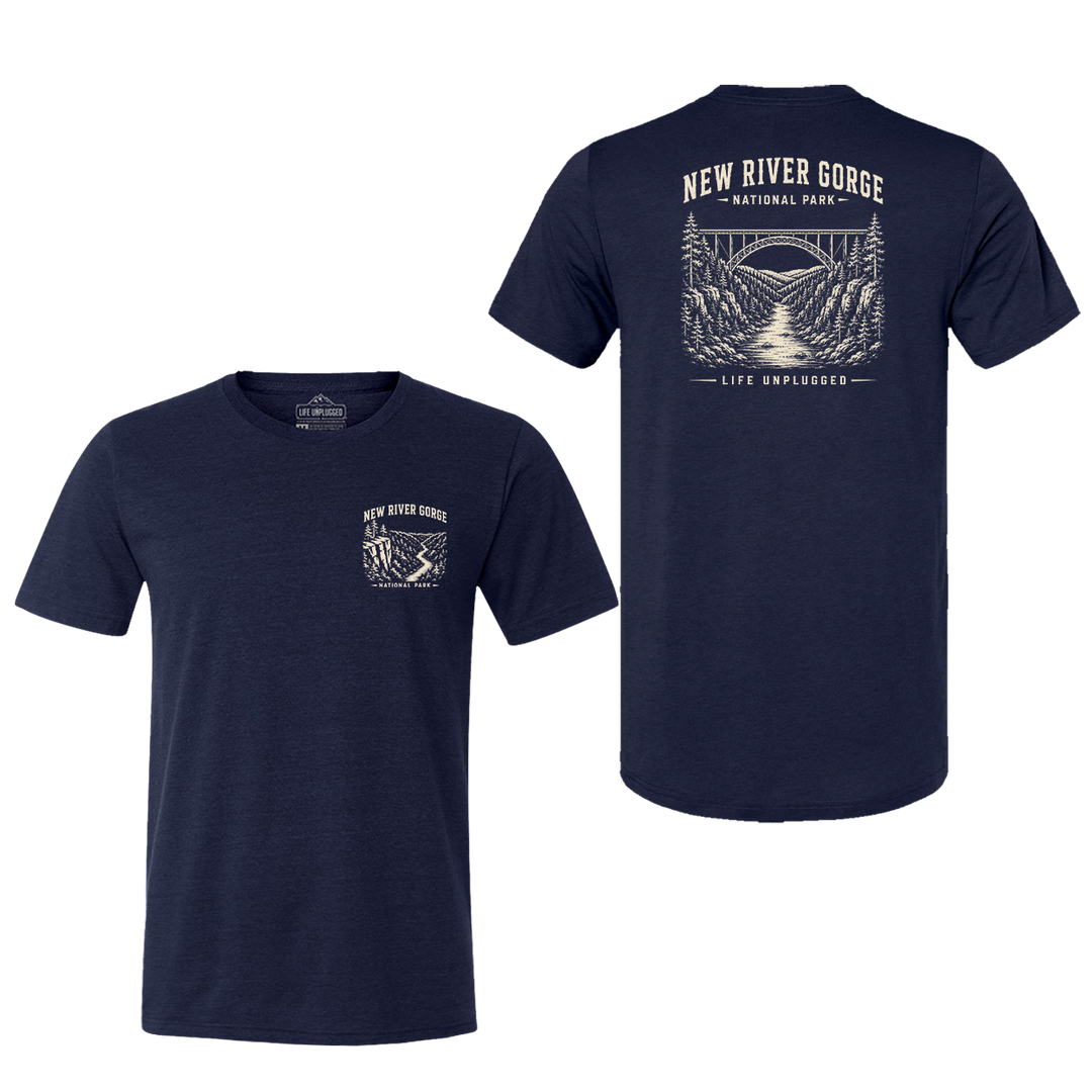 NEW RIVER GORGE NATIONAL PARK Triblend T-Shirt