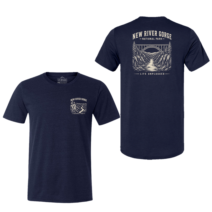NEW RIVER GORGE NATIONAL PARK Triblend T-Shirt