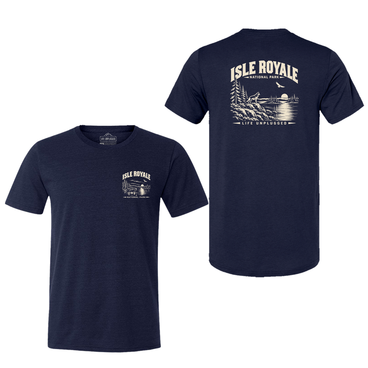 ISLE ROYALE NATIONAL PARK Triblend T-Shirt