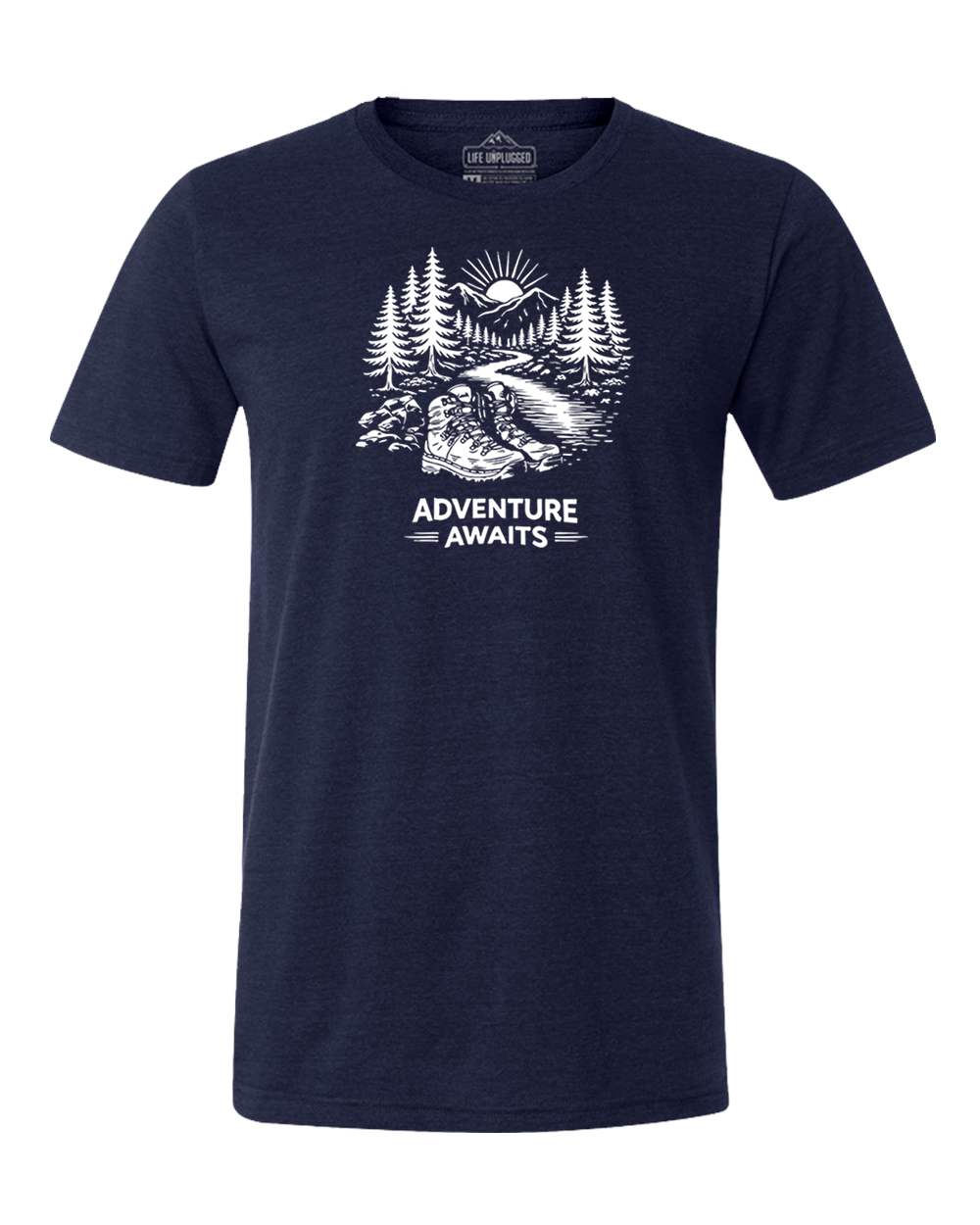 ADVENTURE AWAITS Triblend T-Shirt