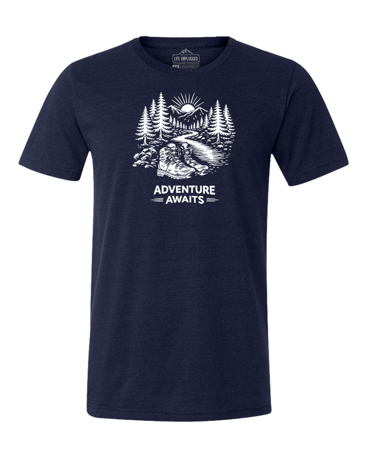 ADVENTURE AWAITS Triblend T-Shirt
