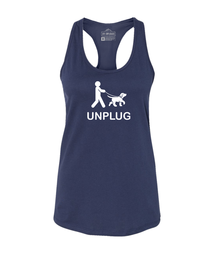 Dog Walking Women's Racerback Tank Top