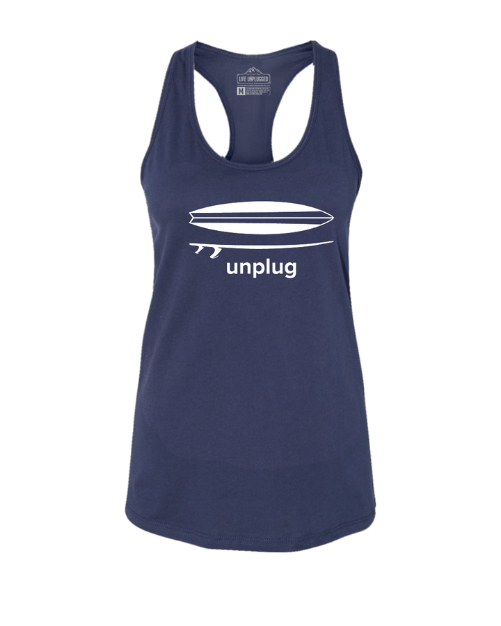Surfing Women's Racerback Tank Top