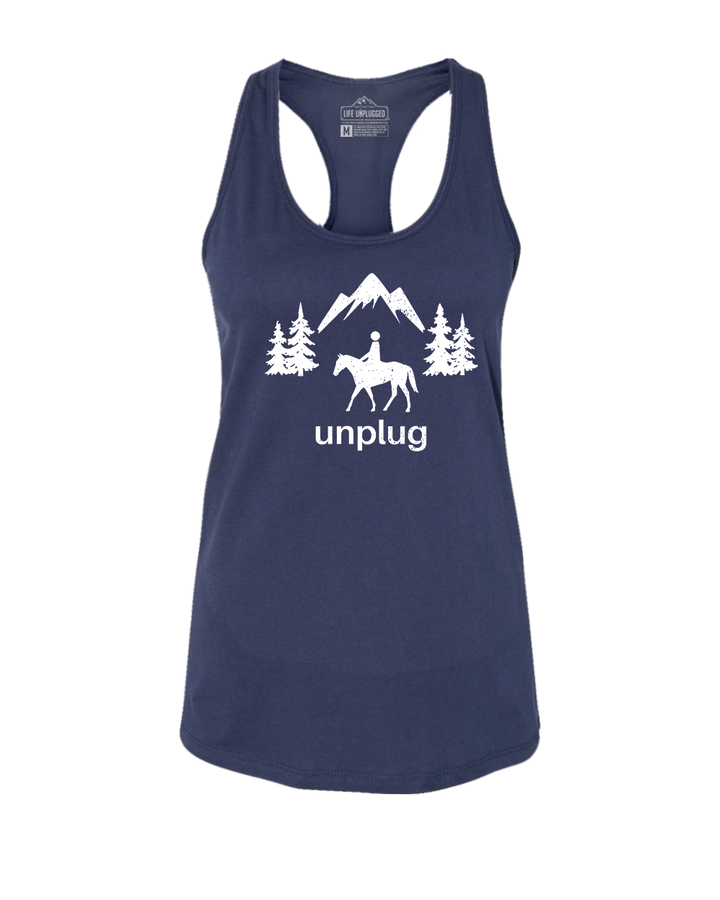 Horseback Riding Women's Racerback Tank Top