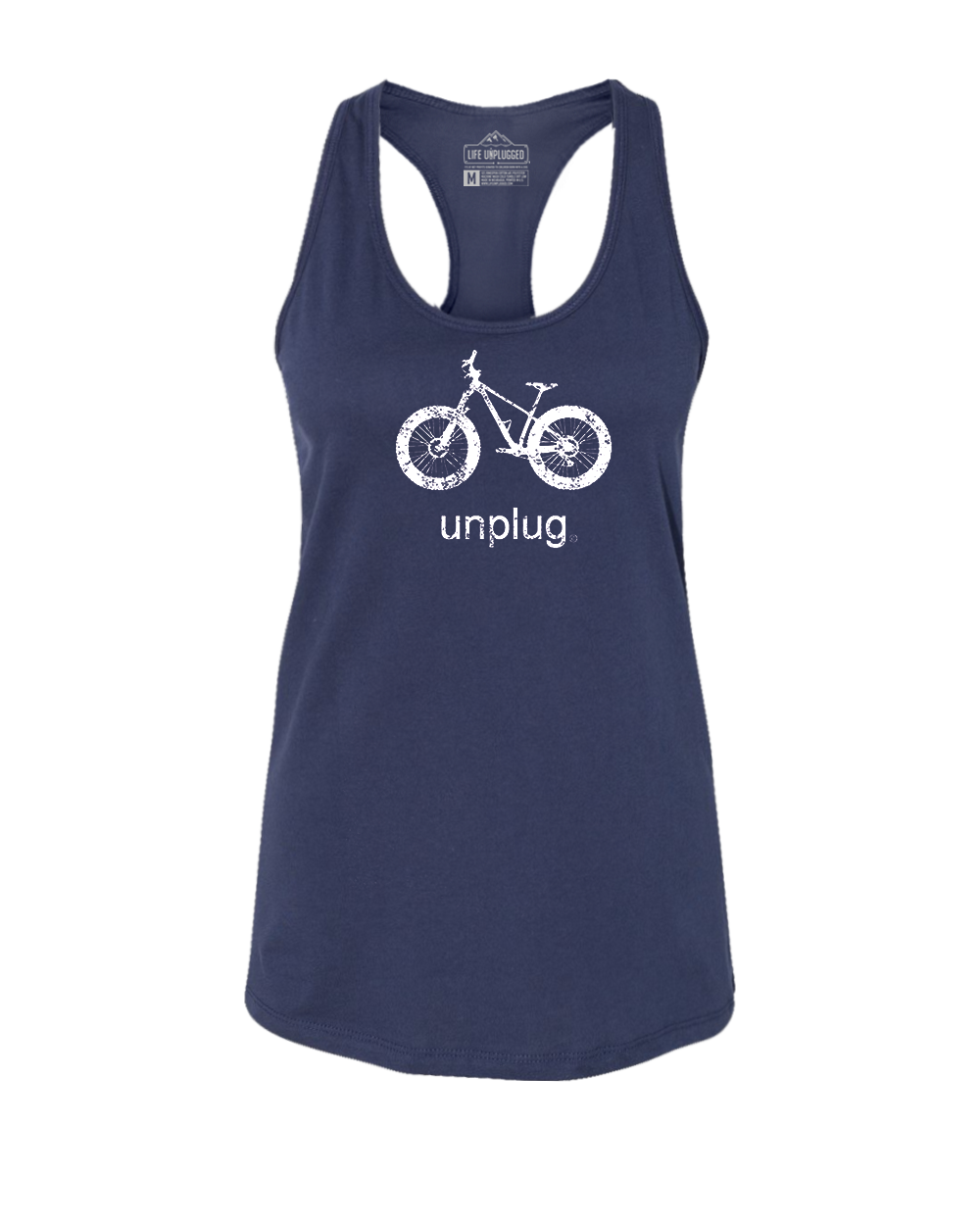 Fat Tire Bike Women's Racerback Tank Top
