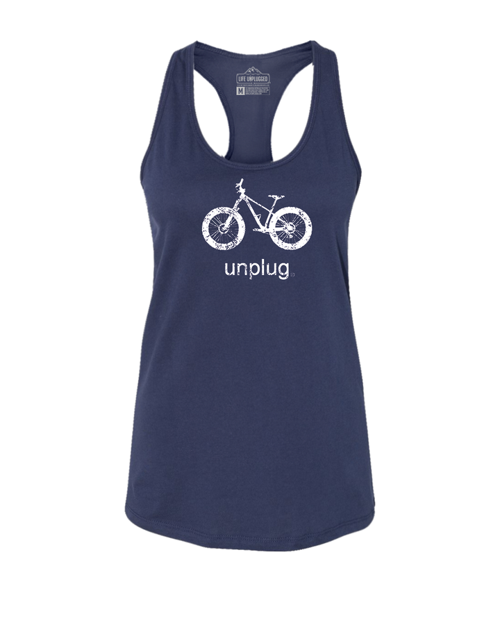 Fat Tire Bike Women's Racerback Tank Top