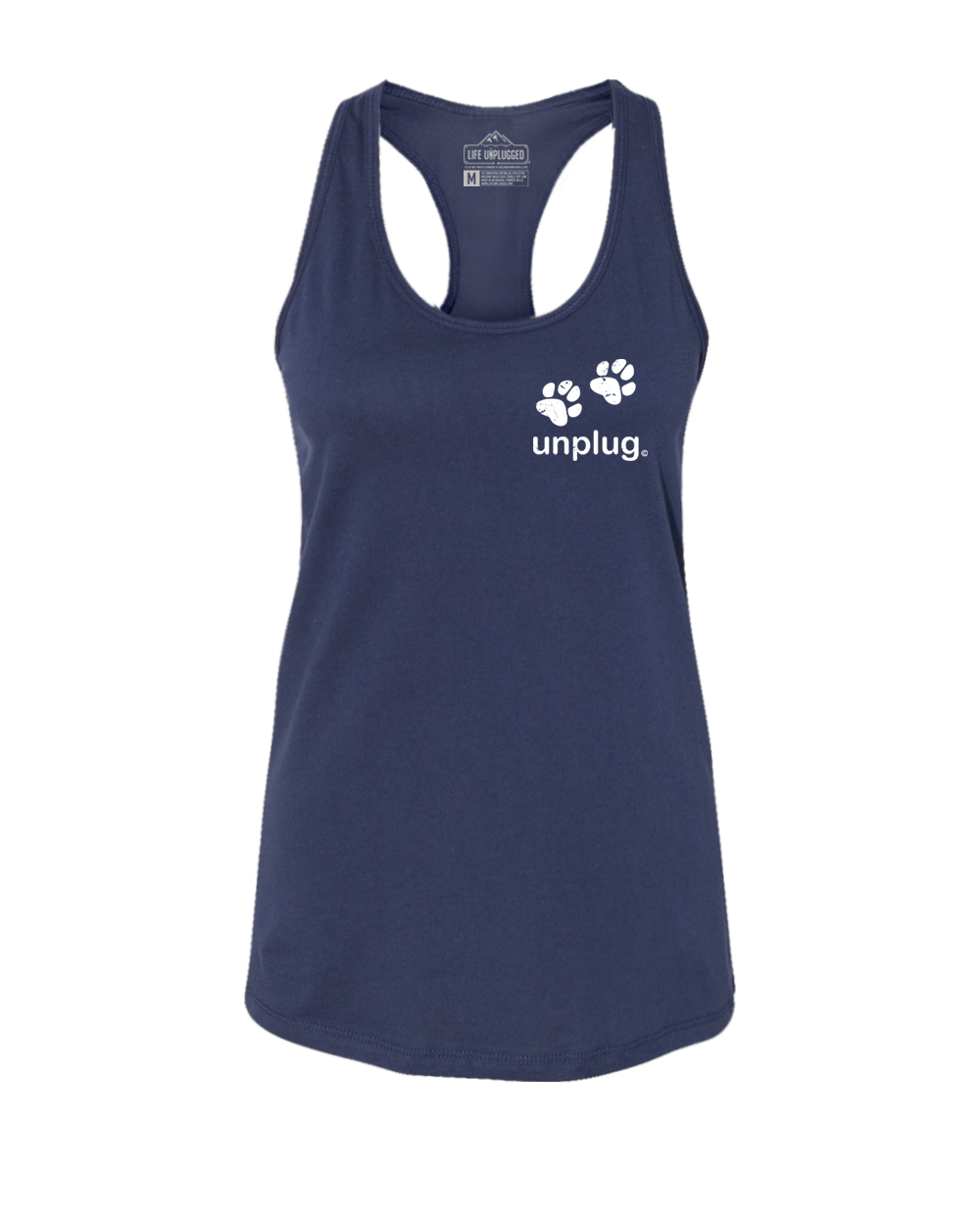 Paw Print Women's Racerback Tank Top