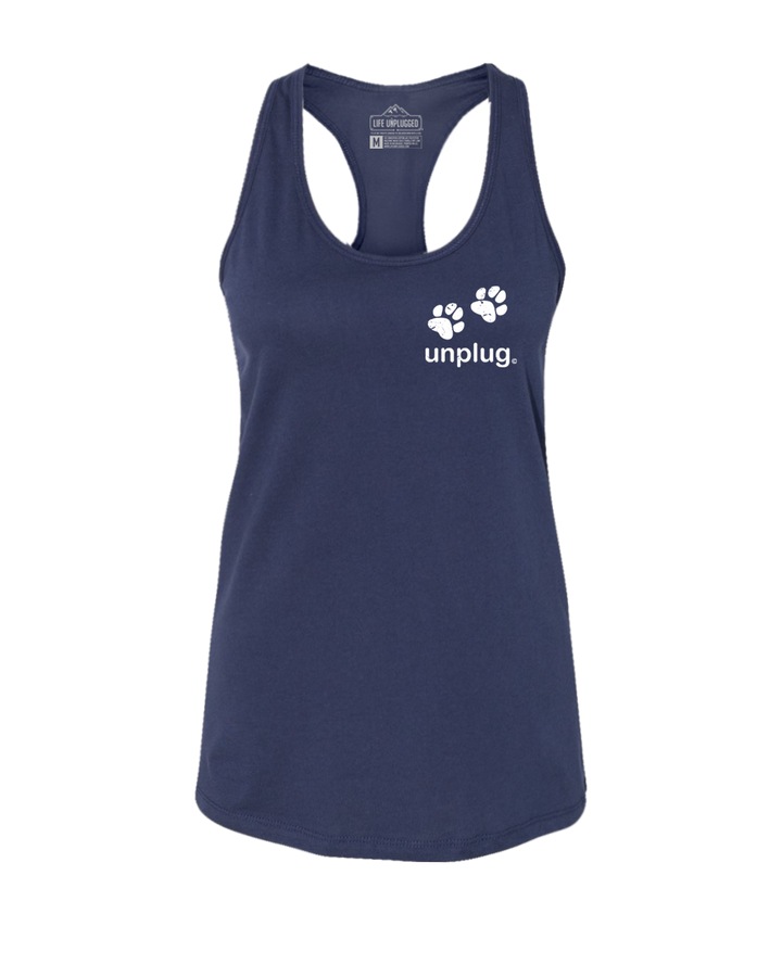 Paw Print Women's Racerback Tank Top