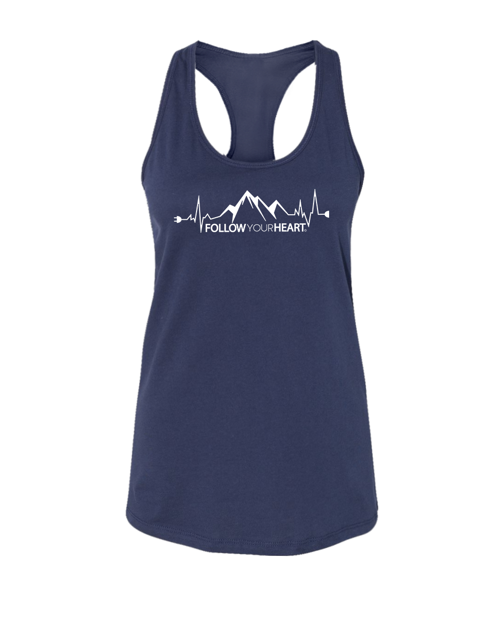 Follow Your Heart Women's Racerback Tank Top