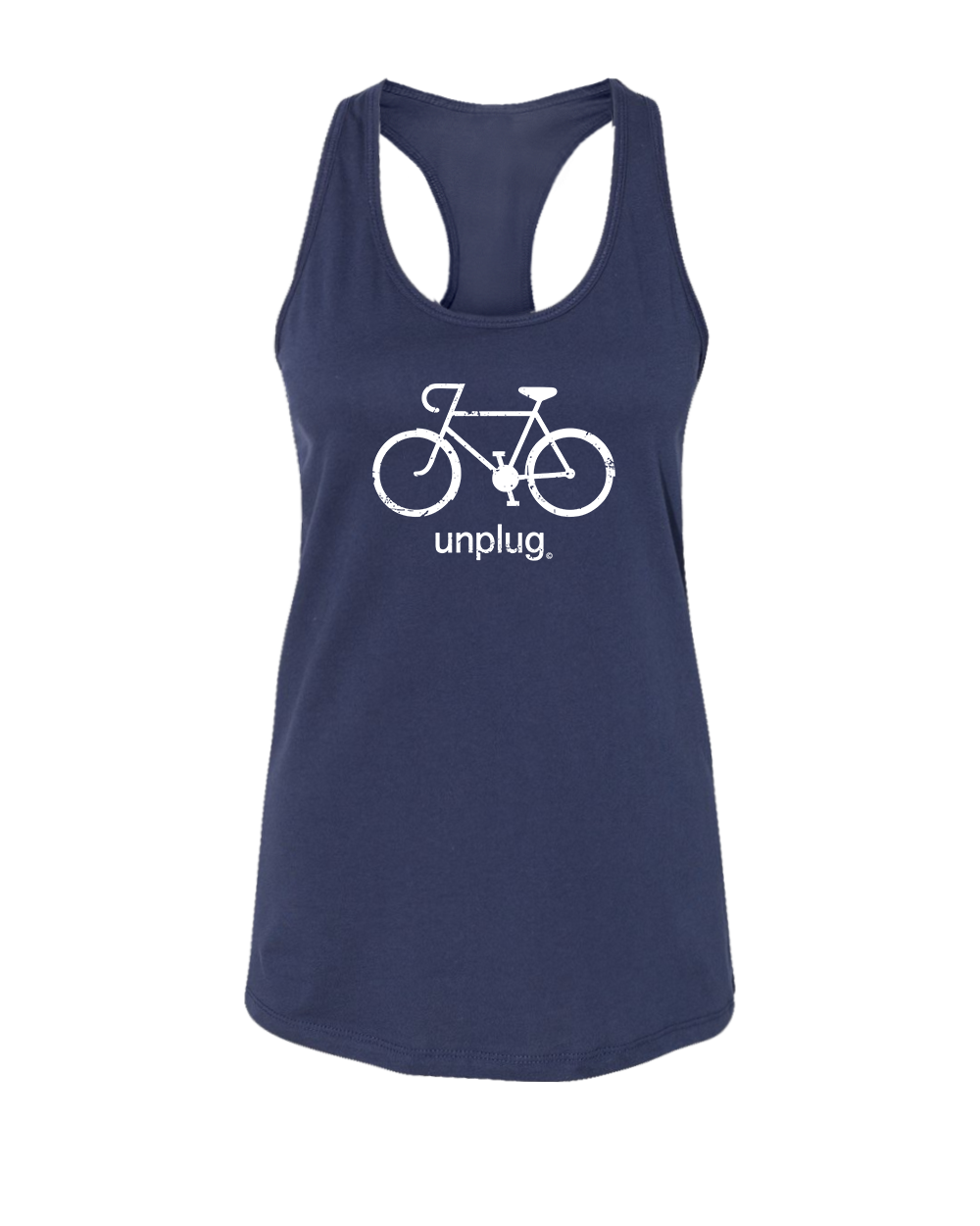 Road Bike Women's Racerback Tank Top