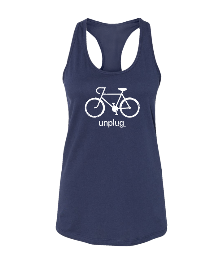 Road Bike Women's Racerback Tank Top