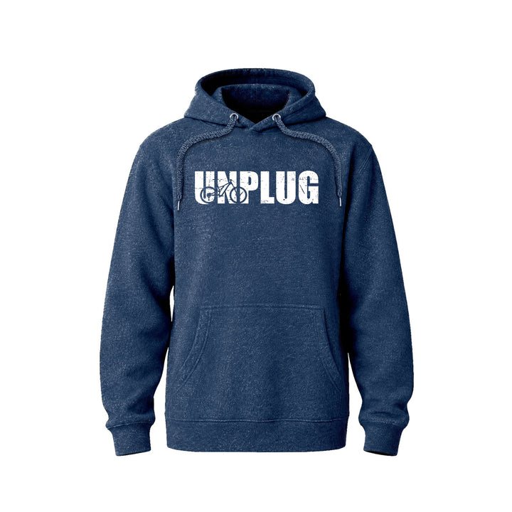 UNPLUG MOUNTAIN BIKE SILHOUETTE Nantucket Super Soft Sweater Hoodie