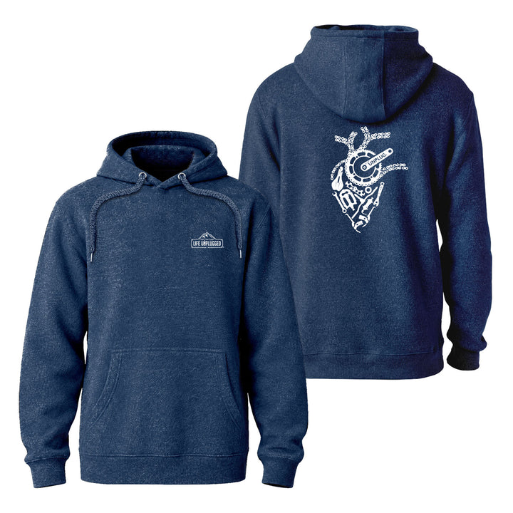 ANATOMICAL HEART (BICYCLE PARTS) Nantucket Super Soft Sweater Hoodie