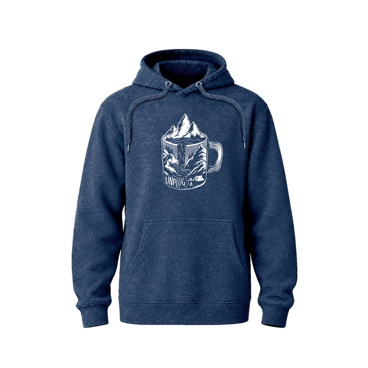 COFFEE MOUNTAIN SCENE Nantucket Super Soft Sweater Hoodie