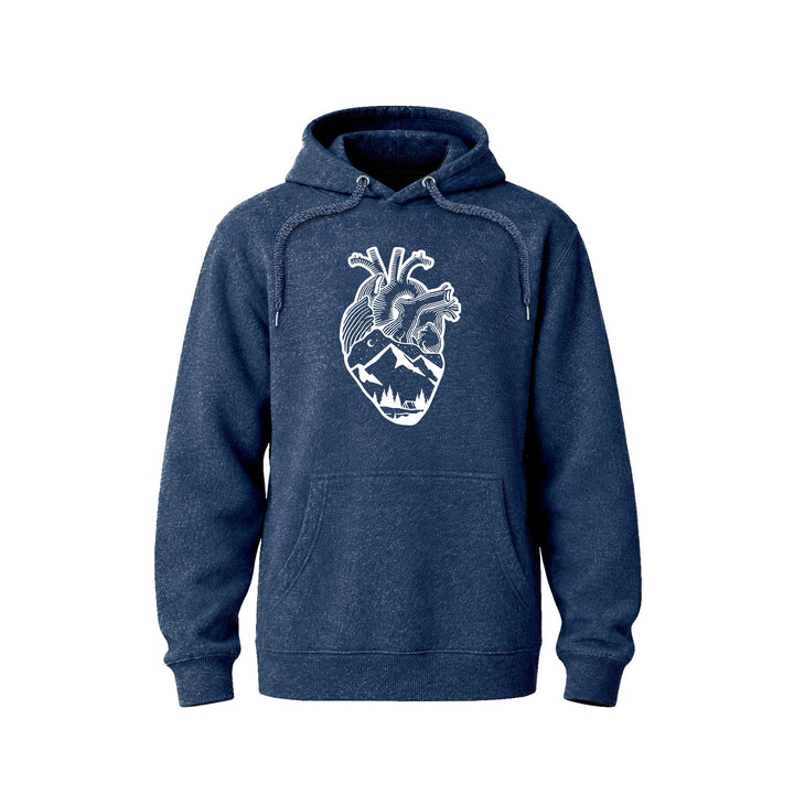 ANATOMICAL HEART (FULL CHEST) Nantucket Super Soft Sweater Hoodie