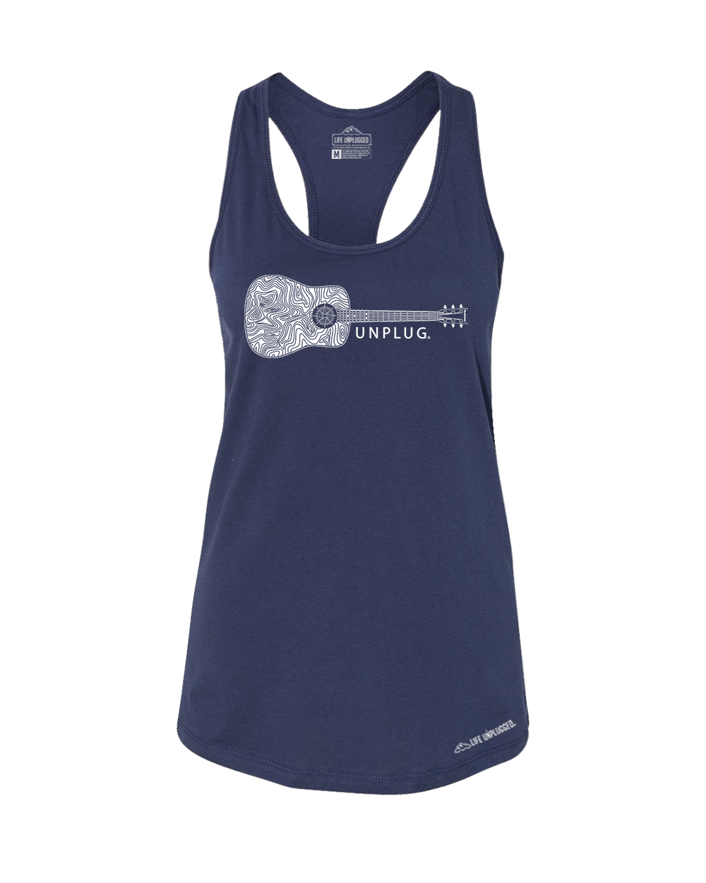 Guitar Premium Women's Relaxed Fit Racerback Tank Top - Life Unplugged