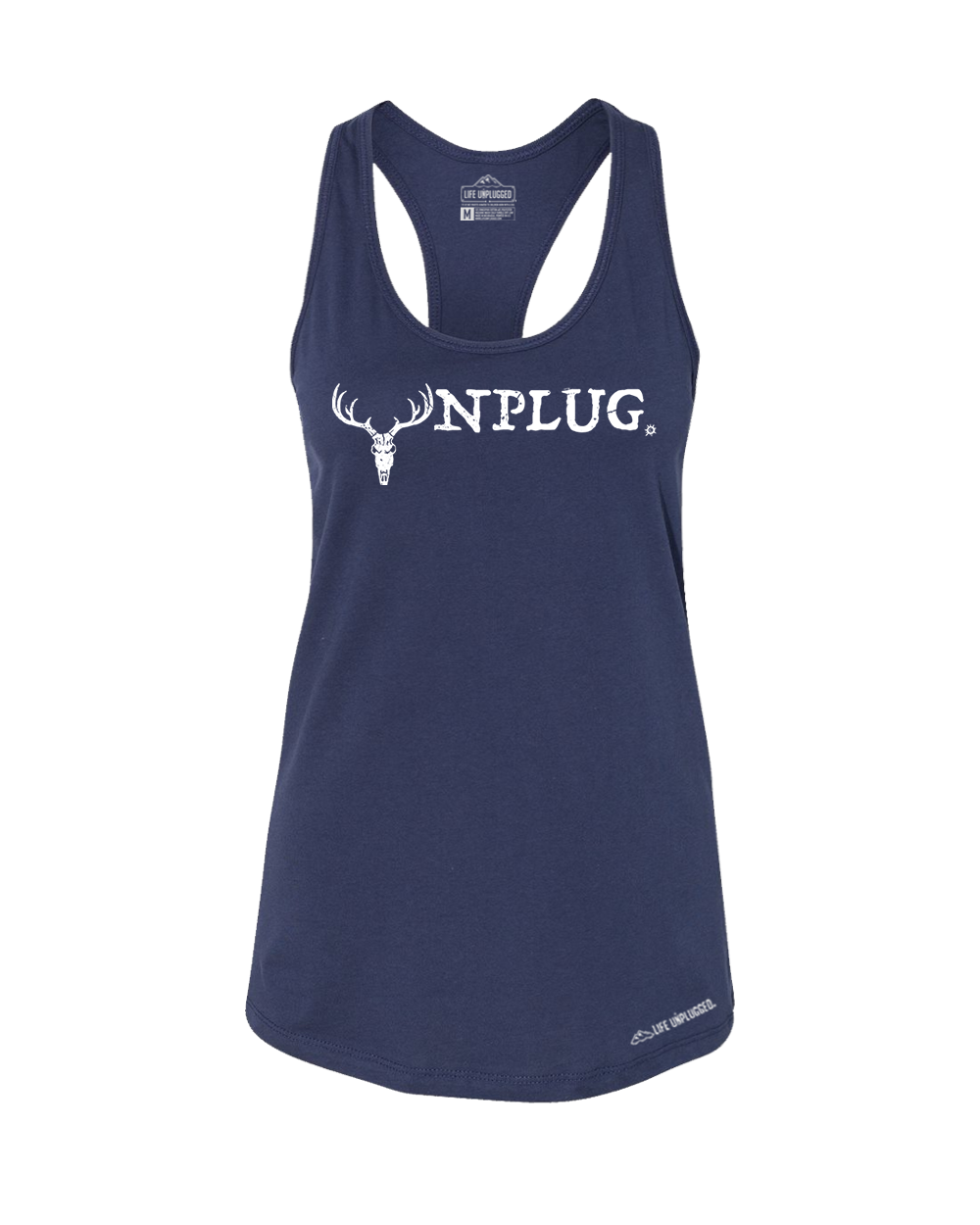 Hunting Premium Women's Relaxed Fit Racerback Tank Top - Life Unplugged