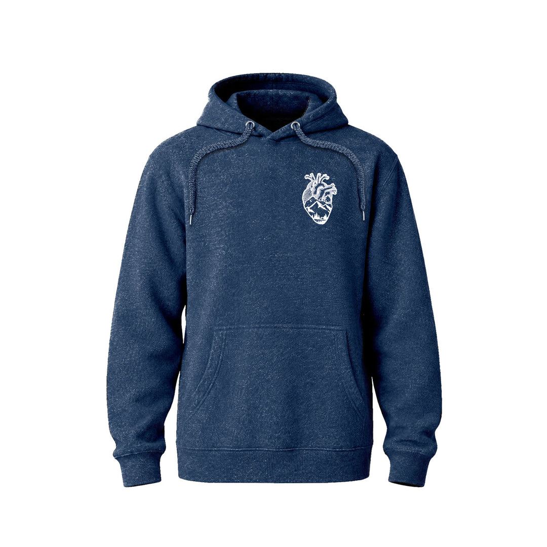 ANATOMICAL HEART (LEFT CHEST) Nantucket Super Soft Sweater Hoodie