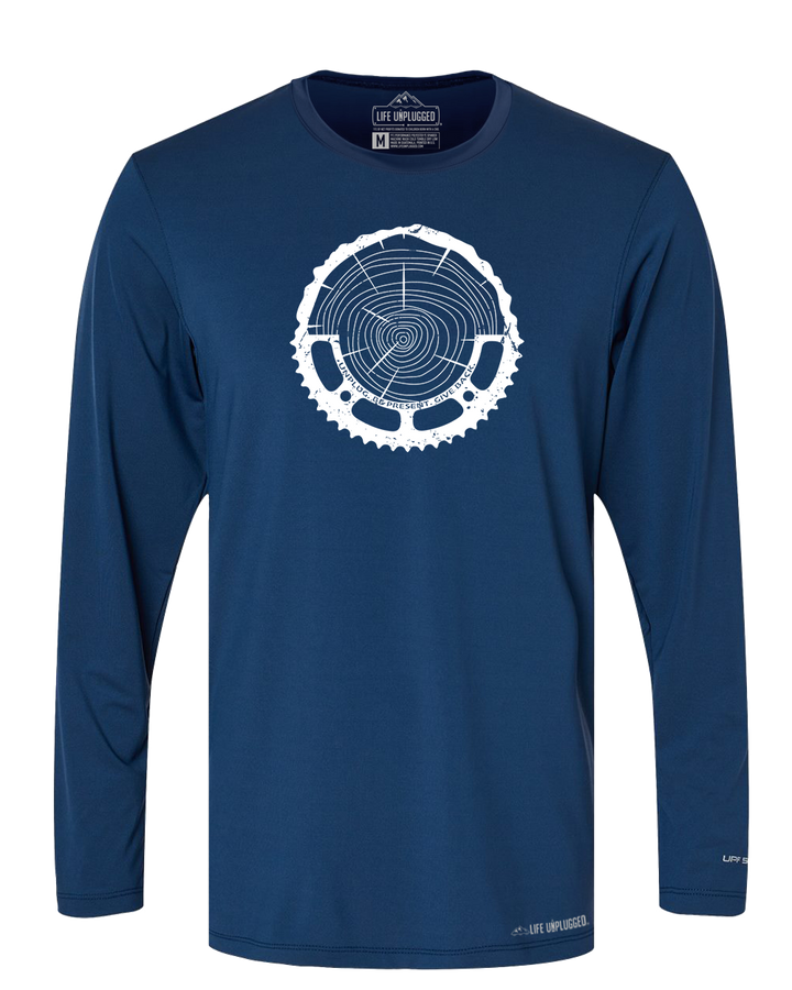 Tree Rings Chainring Poly/Spandex High Performance Long Sleeve with UPF 50+ - Life Unplugged
