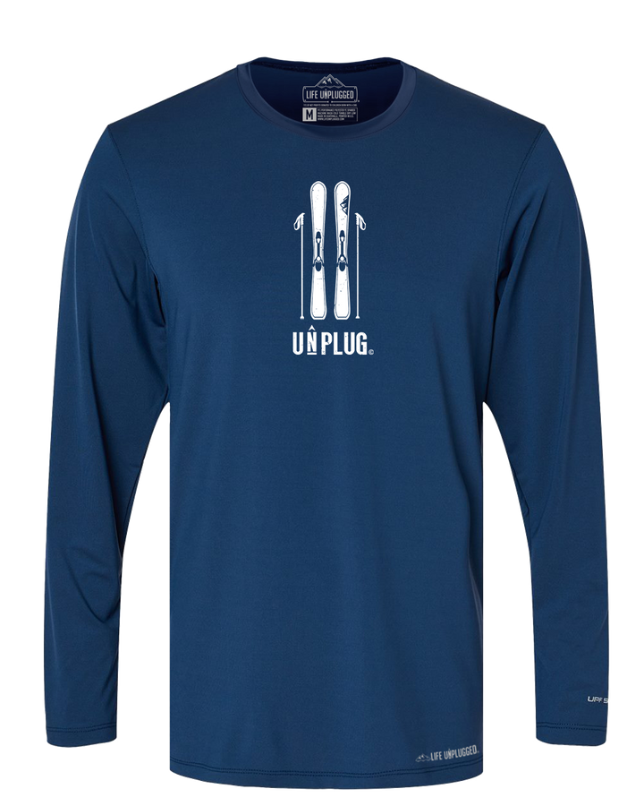 Skiing Poly/Spandex High Performance Long Sleeve with UPF 50+ - Life Unplugged