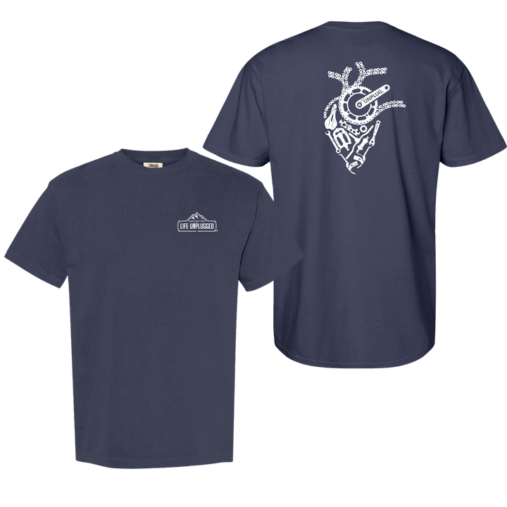 ANATOMICAL HEART (BICYCLE PARTS) Cotton T-Shirt powered by Comfort Colors®