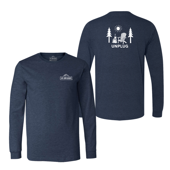 READING IN THE WOODS Long Sleeve T-Shirt