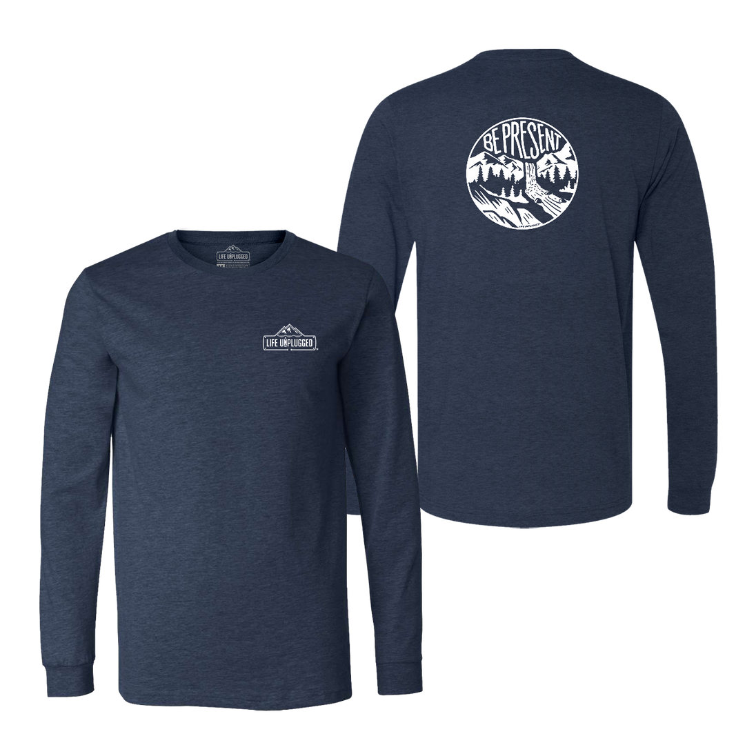 Be Present Waterfall Long Sleeve T-Shirt