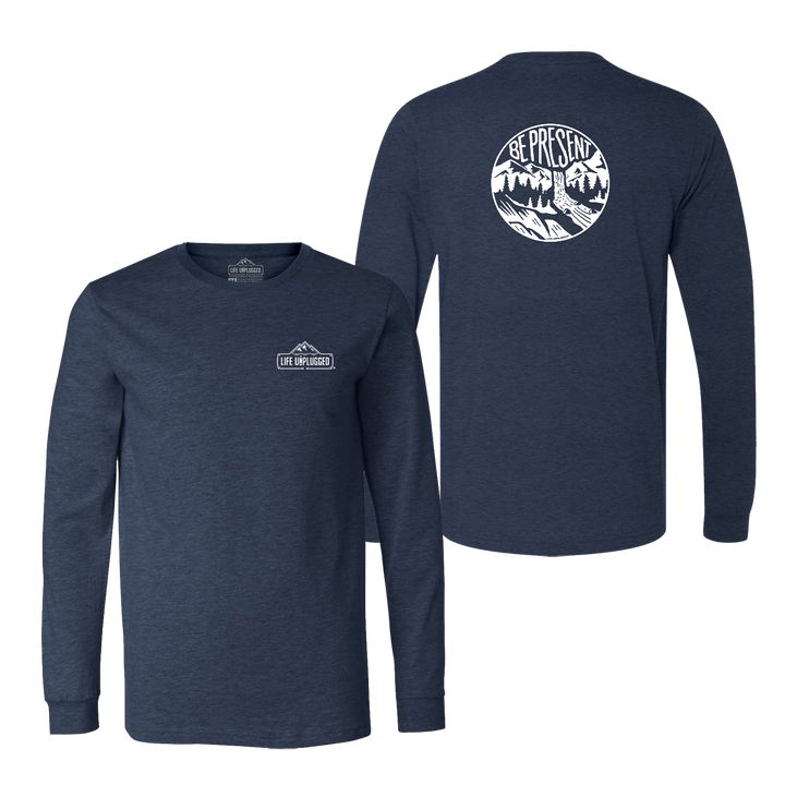 Be Present Waterfall Long Sleeve T-Shirt