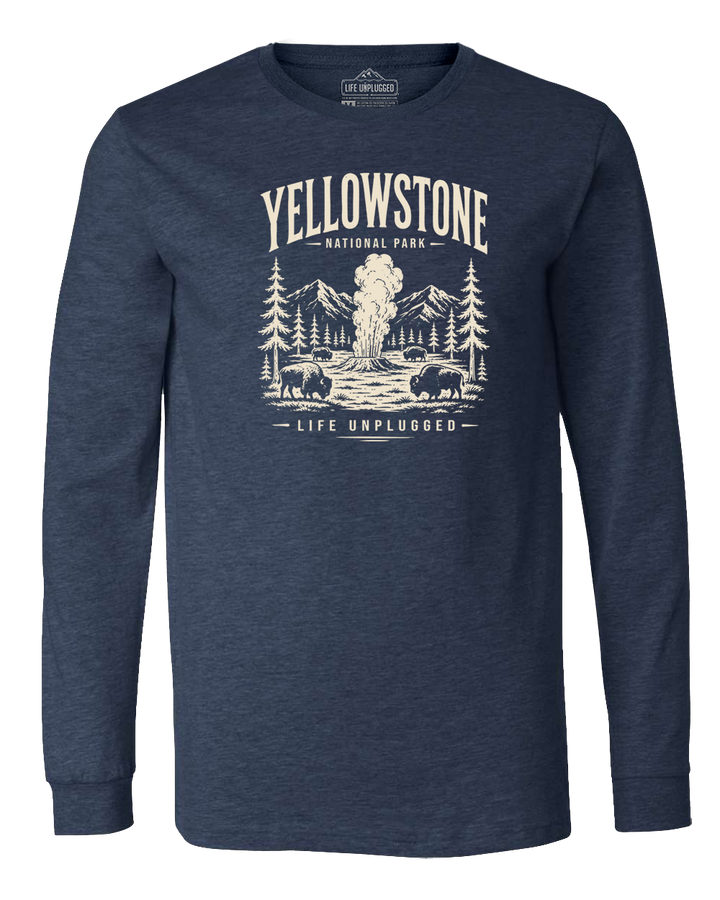 YELLOWSTONE NATIONAL PARK Long Sleeve T-Shirt