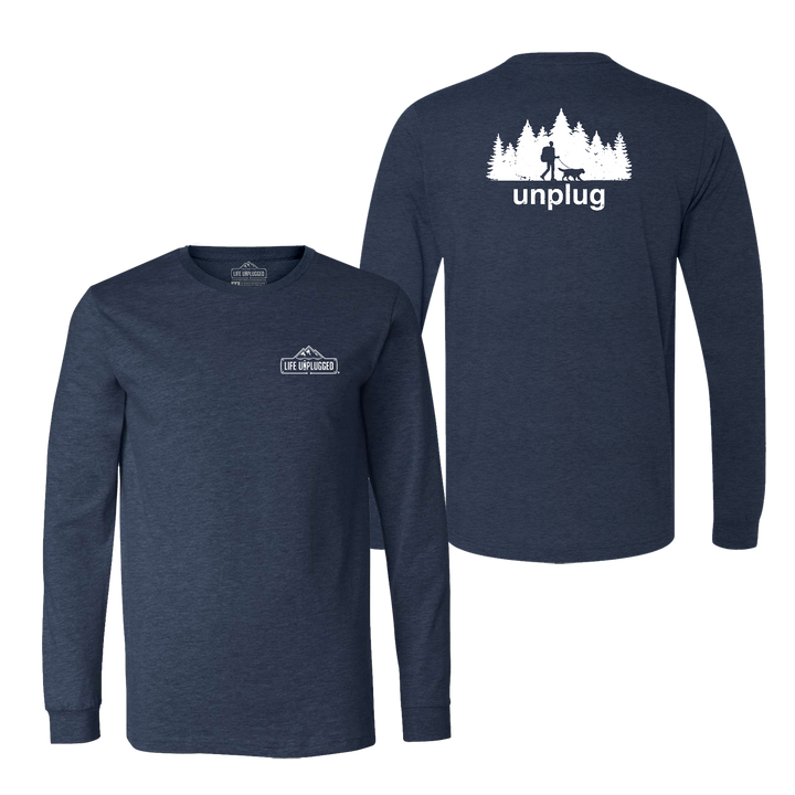 Dog Walks in the Woods Long Sleeve T-Shirt