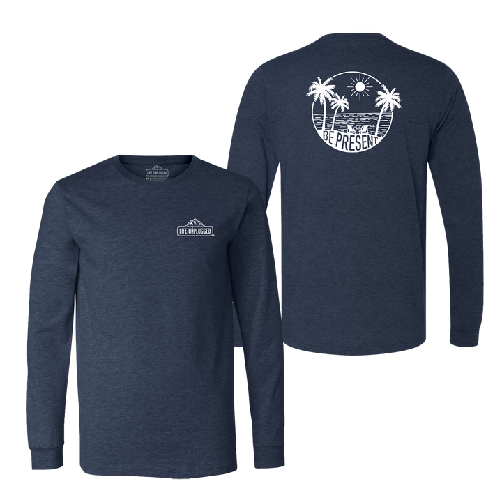 Be Present Beach Long Sleeve T-Shirt